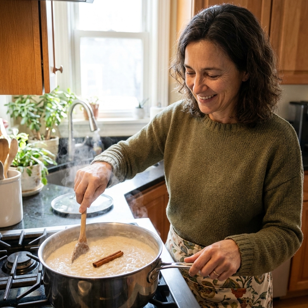 Quick and Creamy Stovetop Arroz con Leche