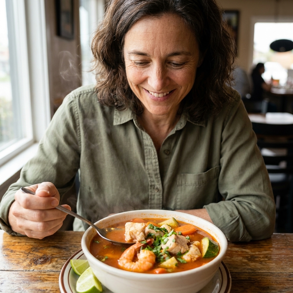 Caldo de Mariscos (Mexican Seafood Stew)